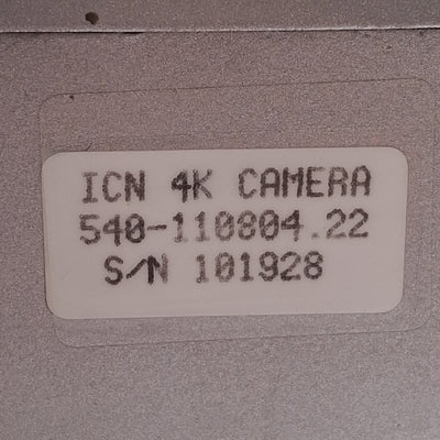 Used Cognex 540-110804.22 Smartview ICN 4K Surface Detection Optical Camera