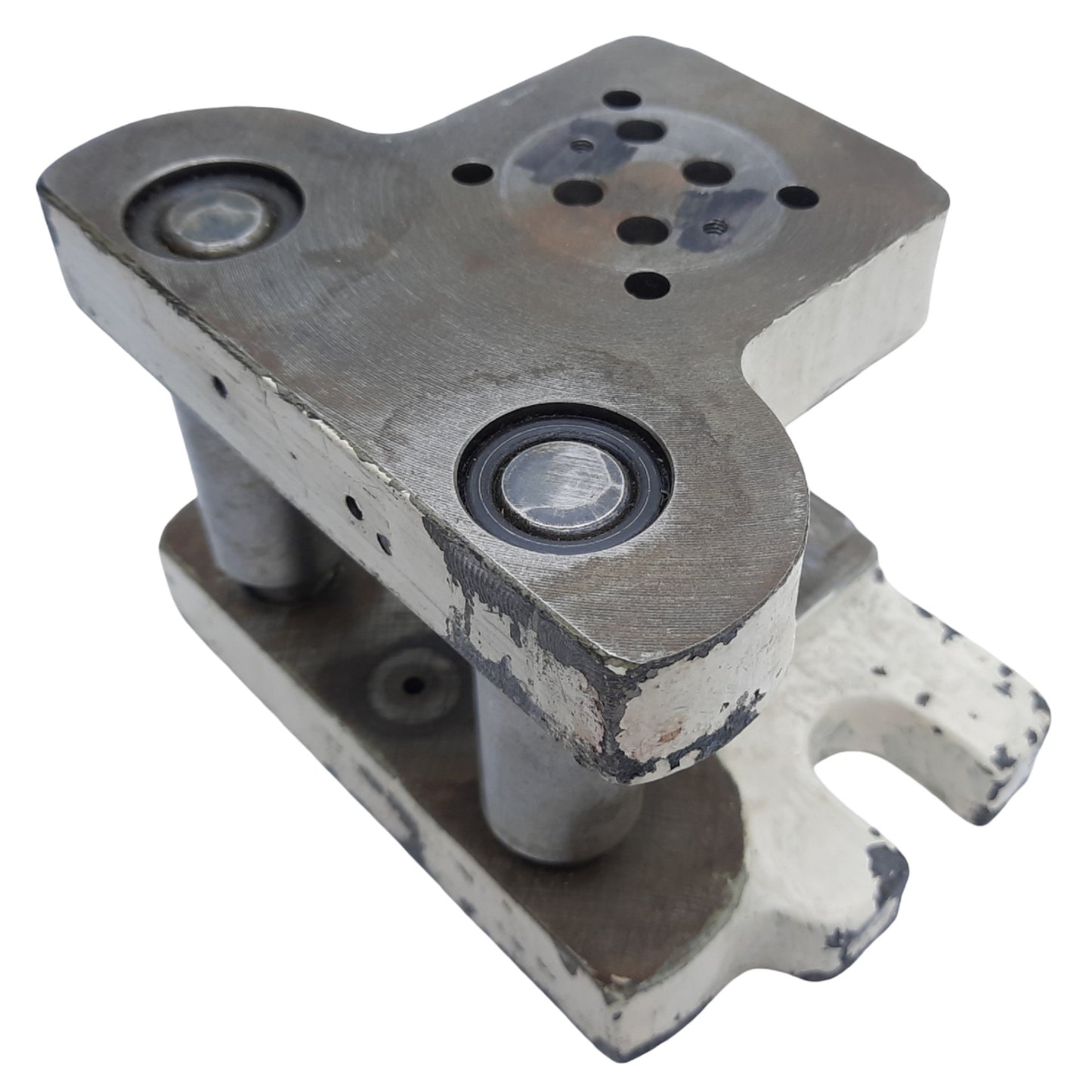 Used Union MFG 0303-AA Die Shoe Set, Two Post & Two Shoe, ø3/4" *Part of Base Broken*