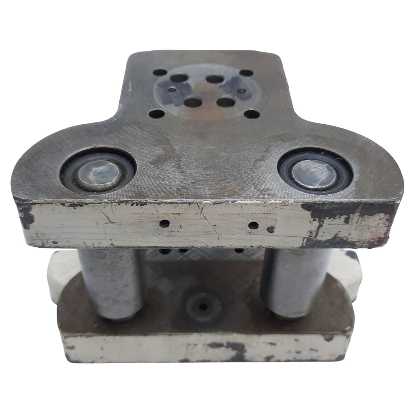 Used Union MFG 0303-AA Die Shoe Set, Two Post & Two Shoe, ø3/4" *Part of Base Broken*