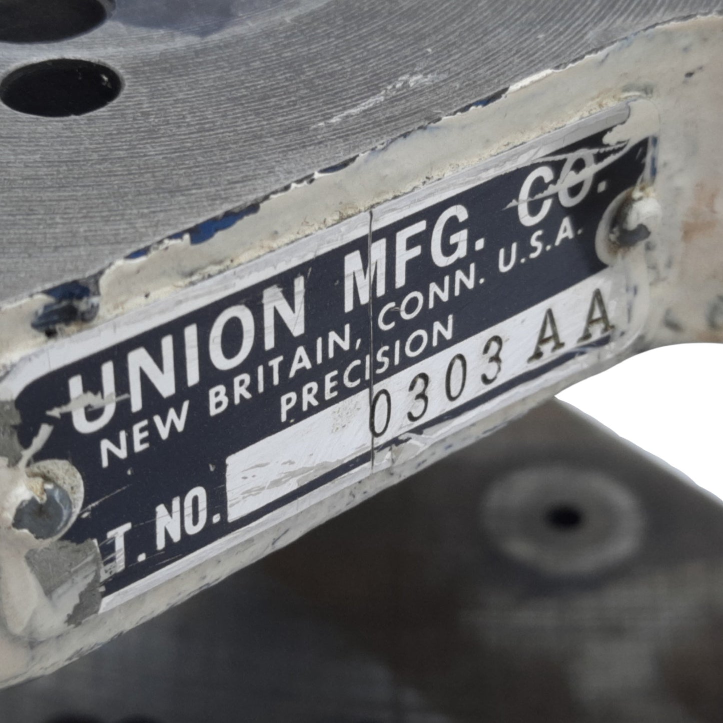 Used Union MFG 0303-AA Die Shoe Set, Two Post & Two Shoe, ø3/4" *Part of Base Broken*