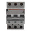 Used Cutler-Hammer WMS3D03 Circuit Breaker, 3-Pole, 3A 240/415VAC, DIN Rail