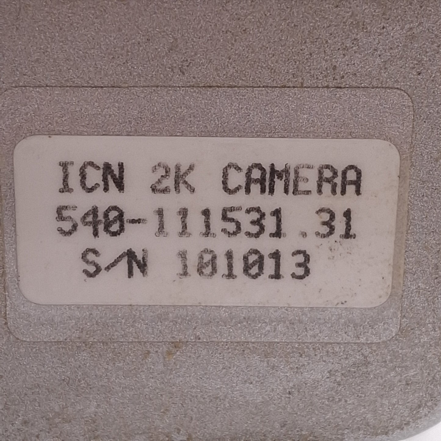 Used Cognex 540-111531.31 Smartview ICN 2K Surface Detection Optical Camera