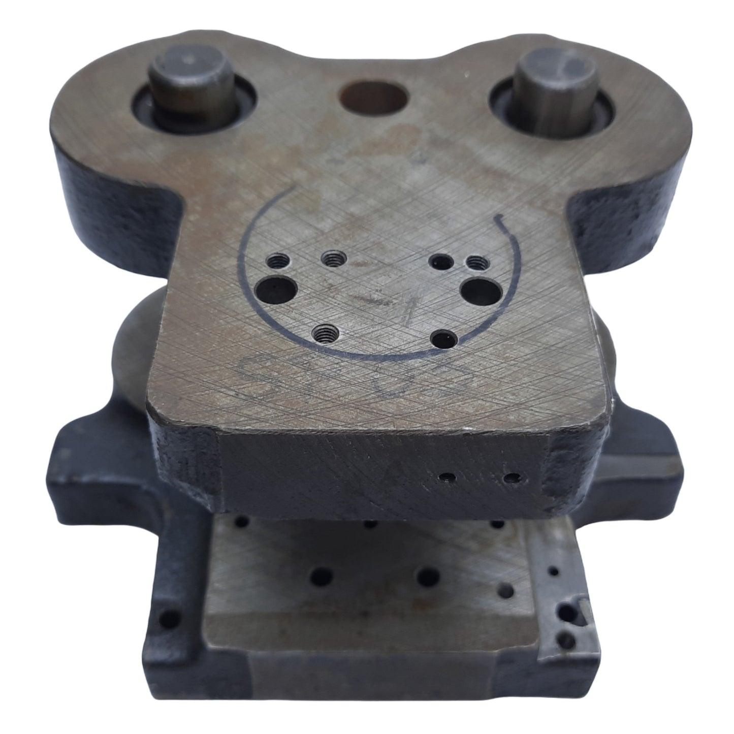 Used Union MFG 0303-AA Die Shoe Set, Two Post & Two Shoe, ø3/4" *Trimmed Shoe Base*