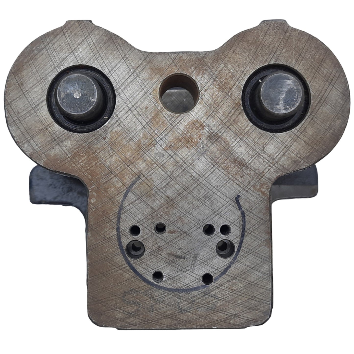 Used Union MFG 0303-AA Die Shoe Set, Two Post & Two Shoe, ø3/4" *Trimmed Shoe Base*