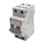 Used Lot of 2 Cutler-Hammer WMS2D02 Circuit Breaker, 2-Pole, 2A 240/415VAC, DIN Rail