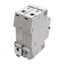 Used Lot of 2 Cutler-Hammer WMS2D02 Circuit Breaker, 2-Pole, 2A 240/415VAC, DIN Rail