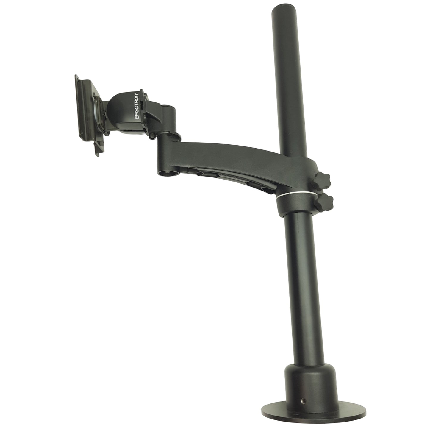 Used Ergotron DS100 LX Dual Stacking Arm Pole 3in x 3in Mounting, 360° Rotation