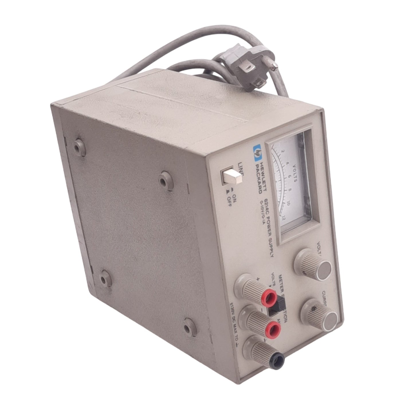 Used Hewlett Packard 6214C Adjustable Power Supply, 115VAC In, 0-10V/0-1A Out