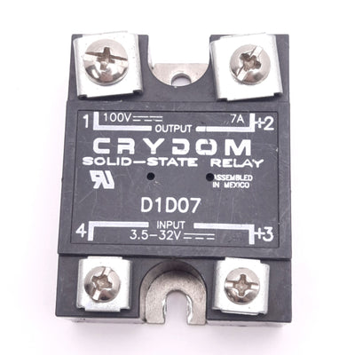 New Crydom D1D07 Solid State Relay, SPST-NO, 100VDC 7A Max, 3.5-32VDC In
