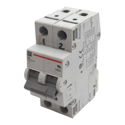 Used Cutler-Hammer WMS2D05 Circuit Breaker, 2-Pole, 5A 240/415VAC, DIN Rail