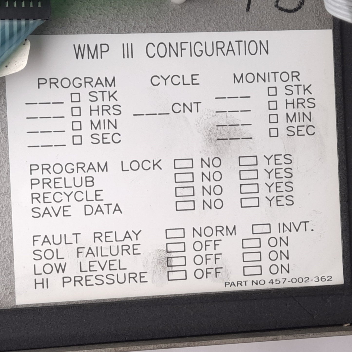 Used Trabon 163-310-000 LUBRIQUIP Maxi-Monitor Mark-III Universal Controller, 115VAC