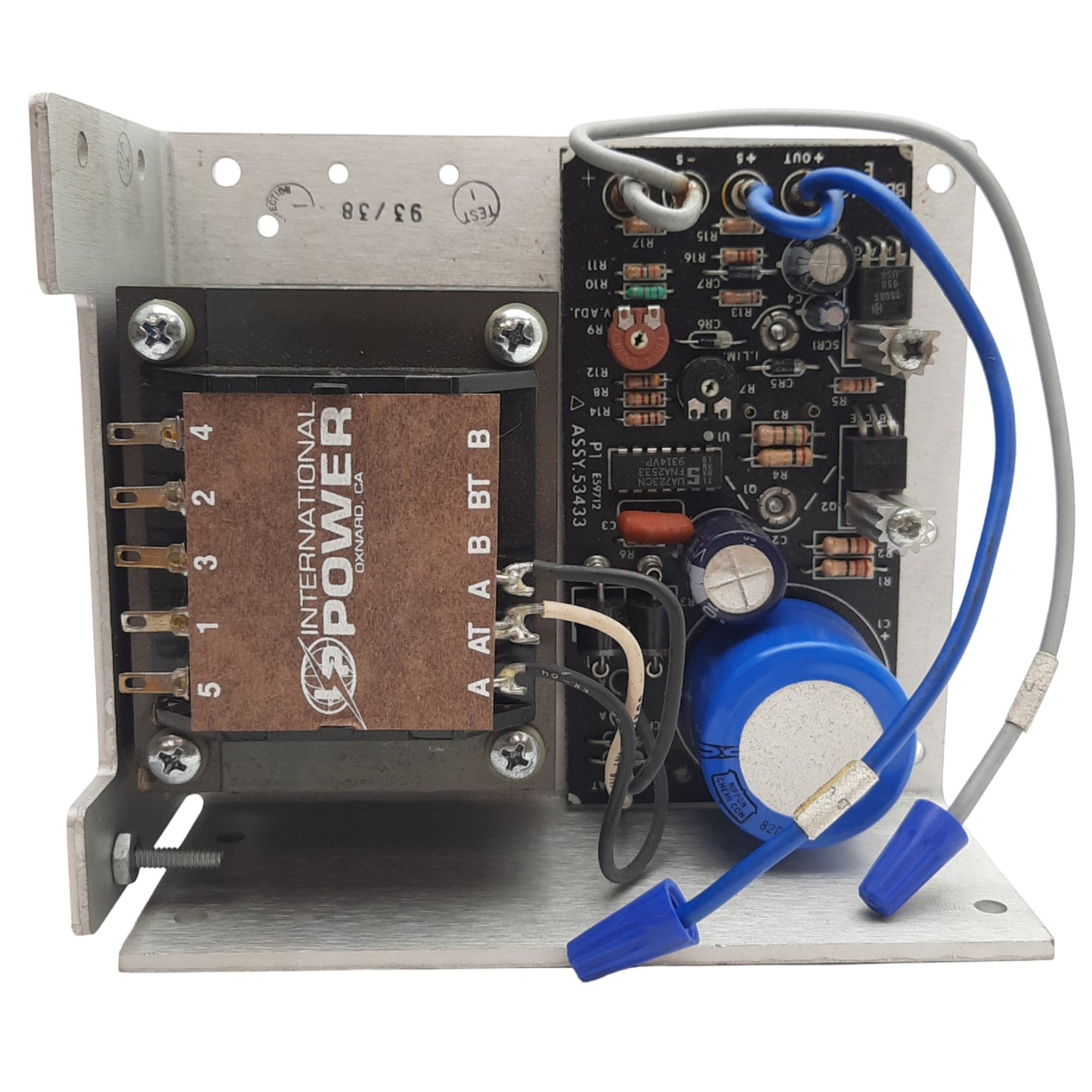 Used International Power IHC5-6/OVP Linear Power Supply 120-240VAC IN, 5VDC 6A OUT