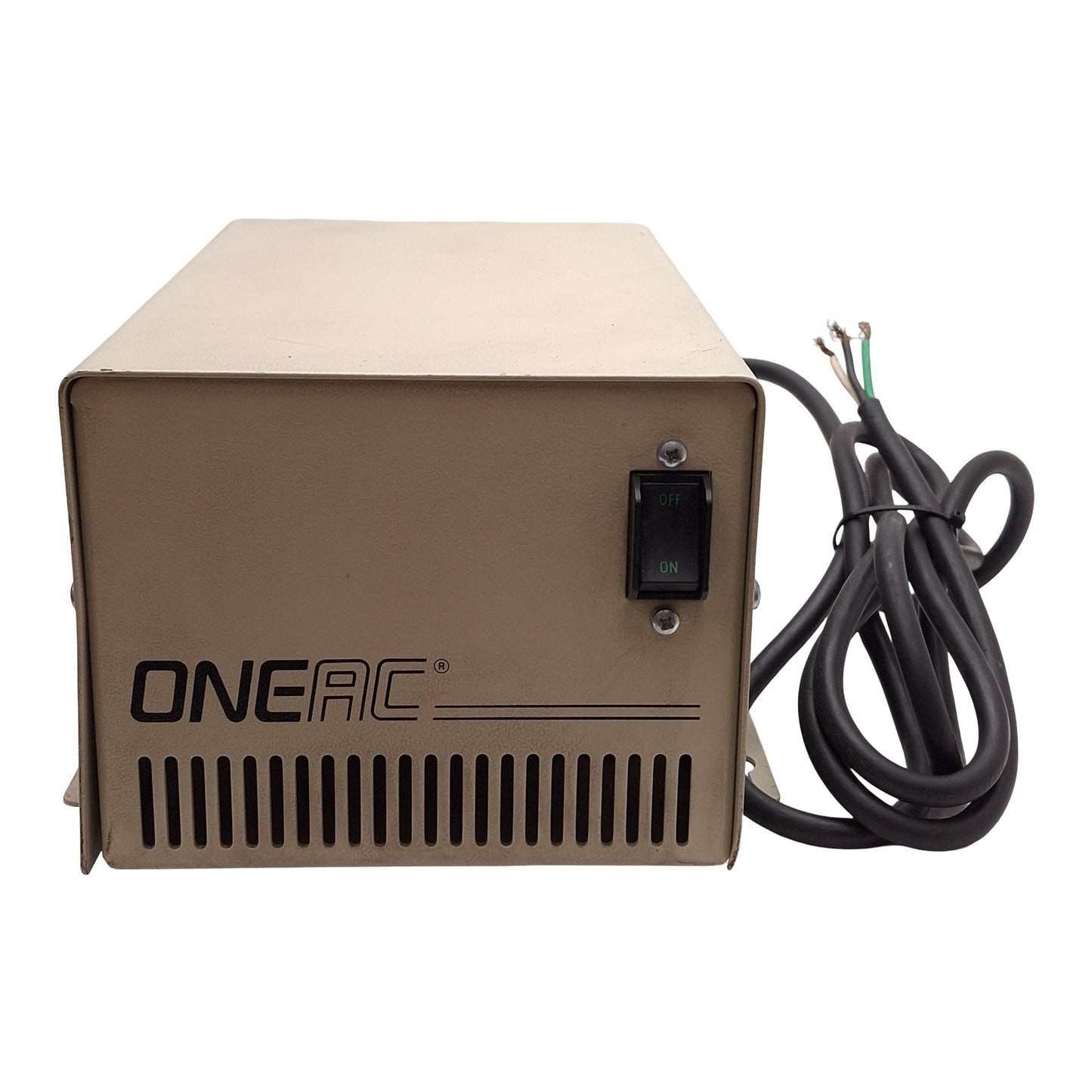 Used ONEAC CP1107 006-213 Power Conditioner, 4-Port, 750VA Load, 120VAC, NEMA 5-15R