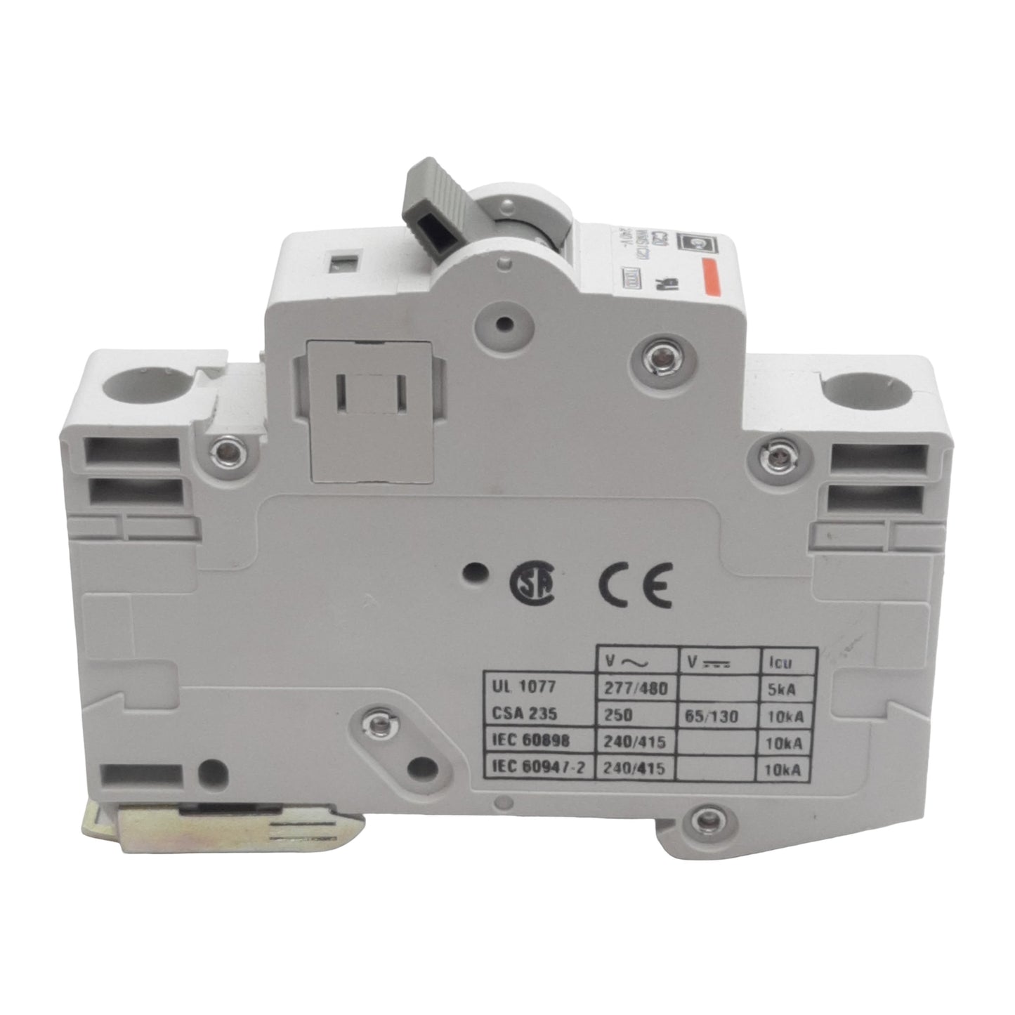 Used Cutler-Hammer WMS1C20 Circuit Breaker, 1-Pole, 20A 240/415VAC, DIN Rail