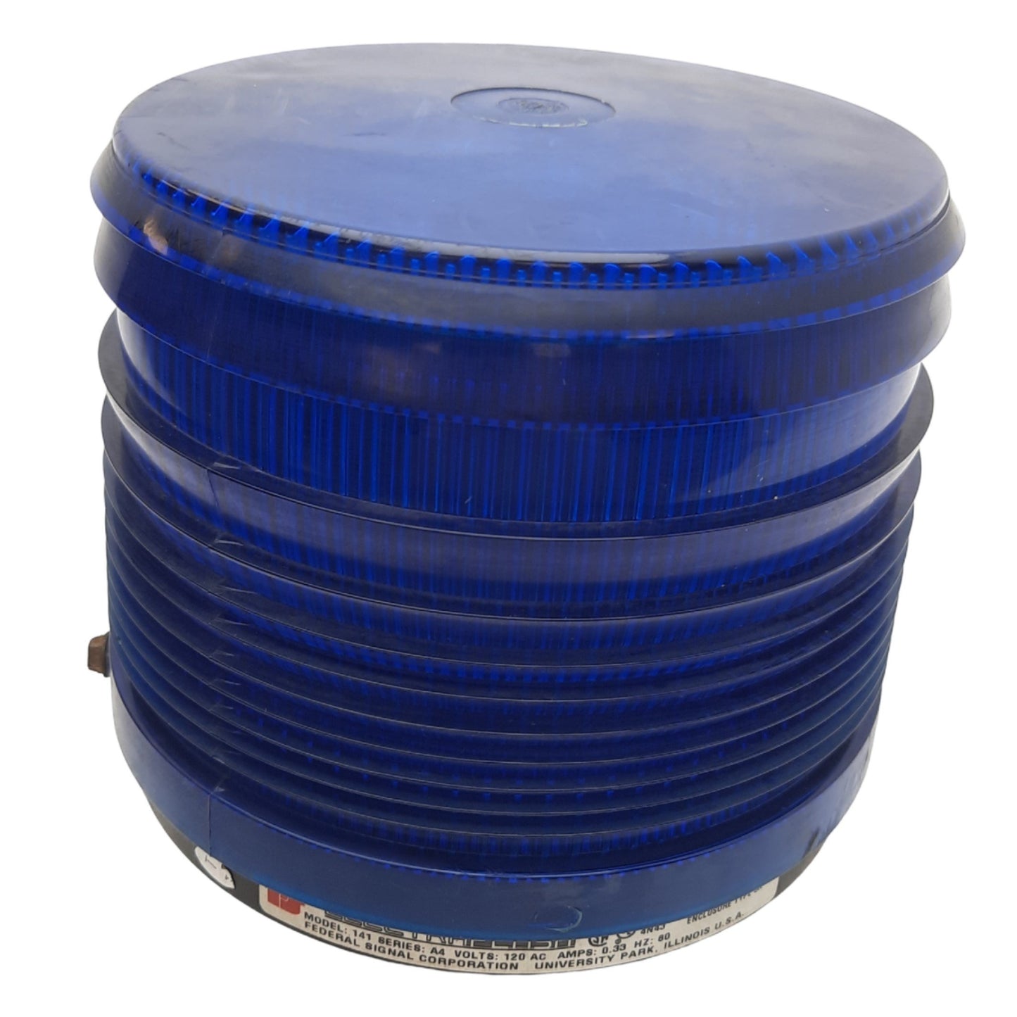 Used Electraflash 141ST-120B Blue Strobe Light 120VAC, 80 Flash per Min, 100,000cd