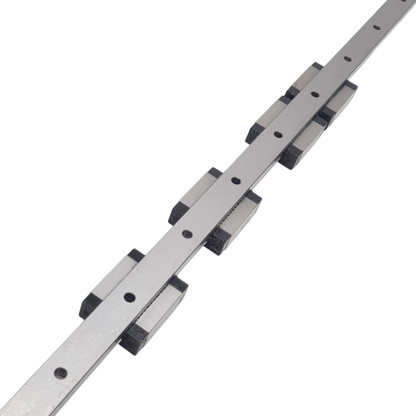 Used IKO LWL20BCS (4x) Linear Guide Blocks w/ 20x960mm Rail, 40x50mm Block, 9080N Max