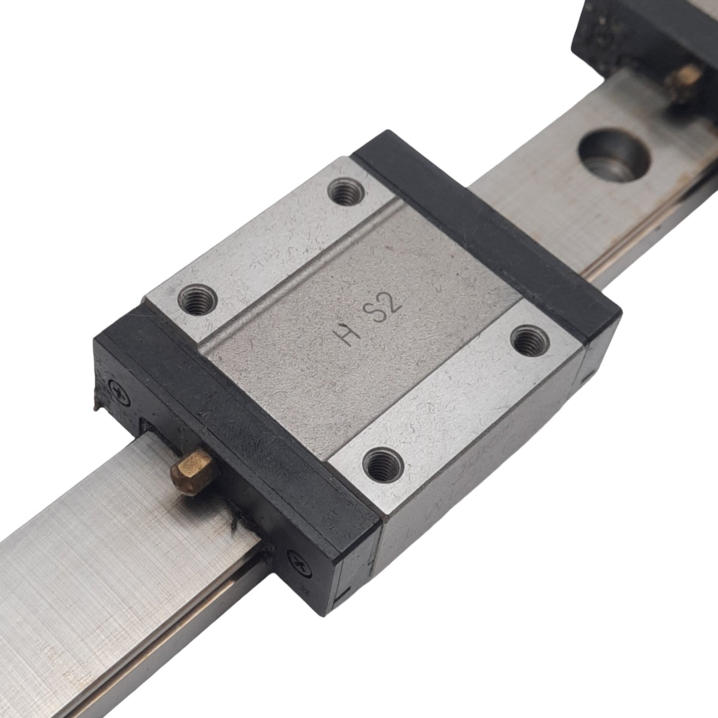 Used IKO LWL20BCS (4x) Linear Guide Blocks w/ 20x960mm Rail, 40x50mm Block, 9080N Max