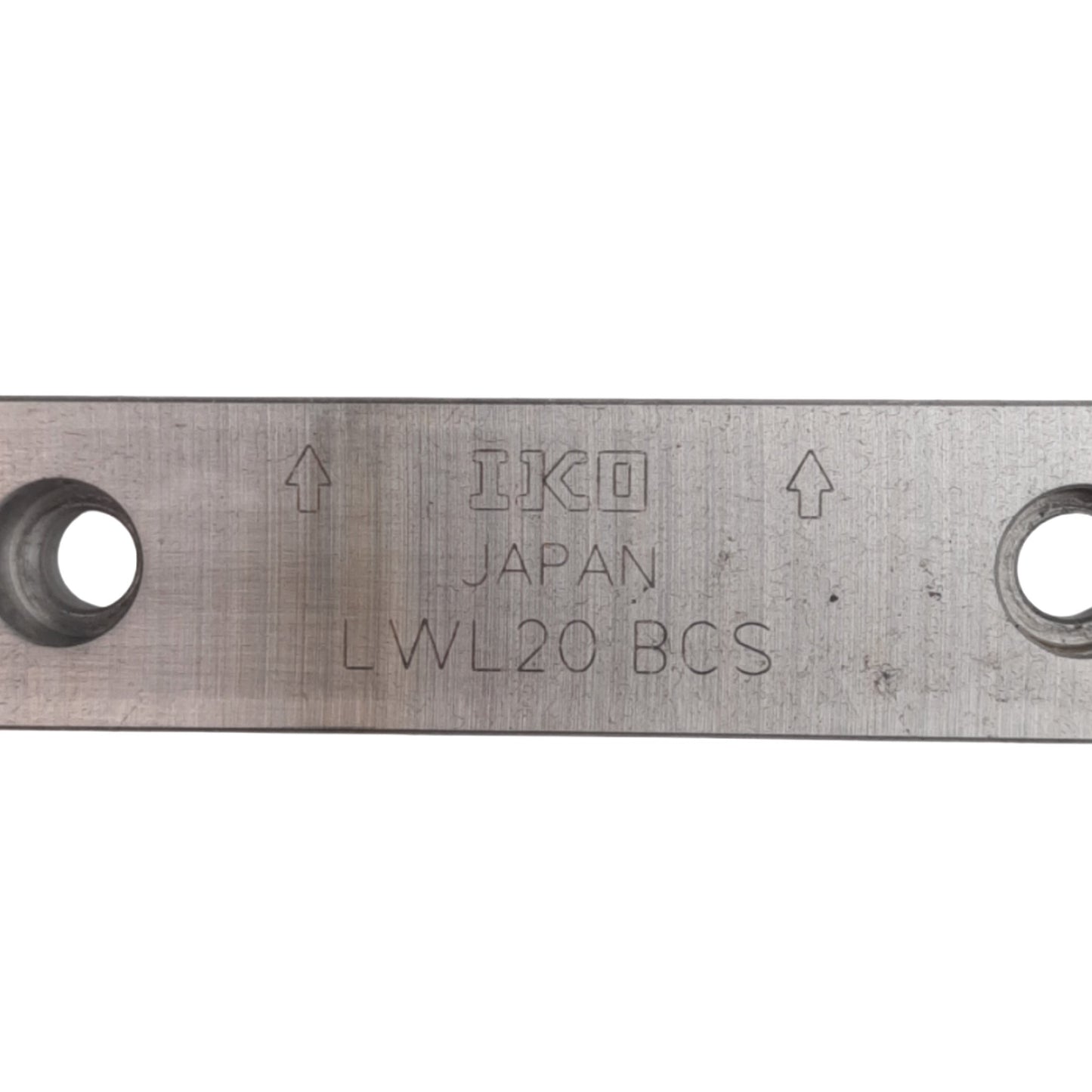 Used IKO LWL20BCS (4x) Linear Guide Blocks w/ 20x960mm Rail, 40x50mm Block, 9080N Max