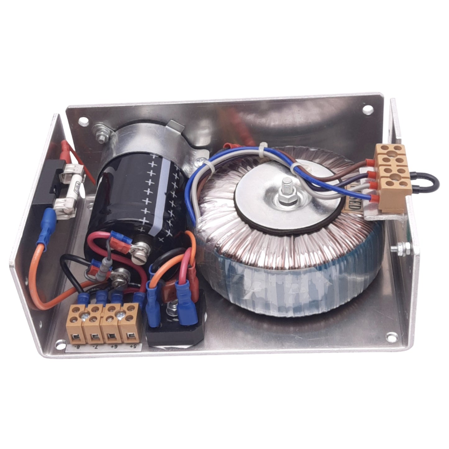 Used X-Tek 138EA523 Unregulated Power Supply, 110/230VAC In, 24-35VDC 4A Out