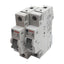 Used Lot of 2 Cutler-Hammer WMS1B15 Circuit Breaker, 1-Pole, 15A 240/415VAC, DIN Rail