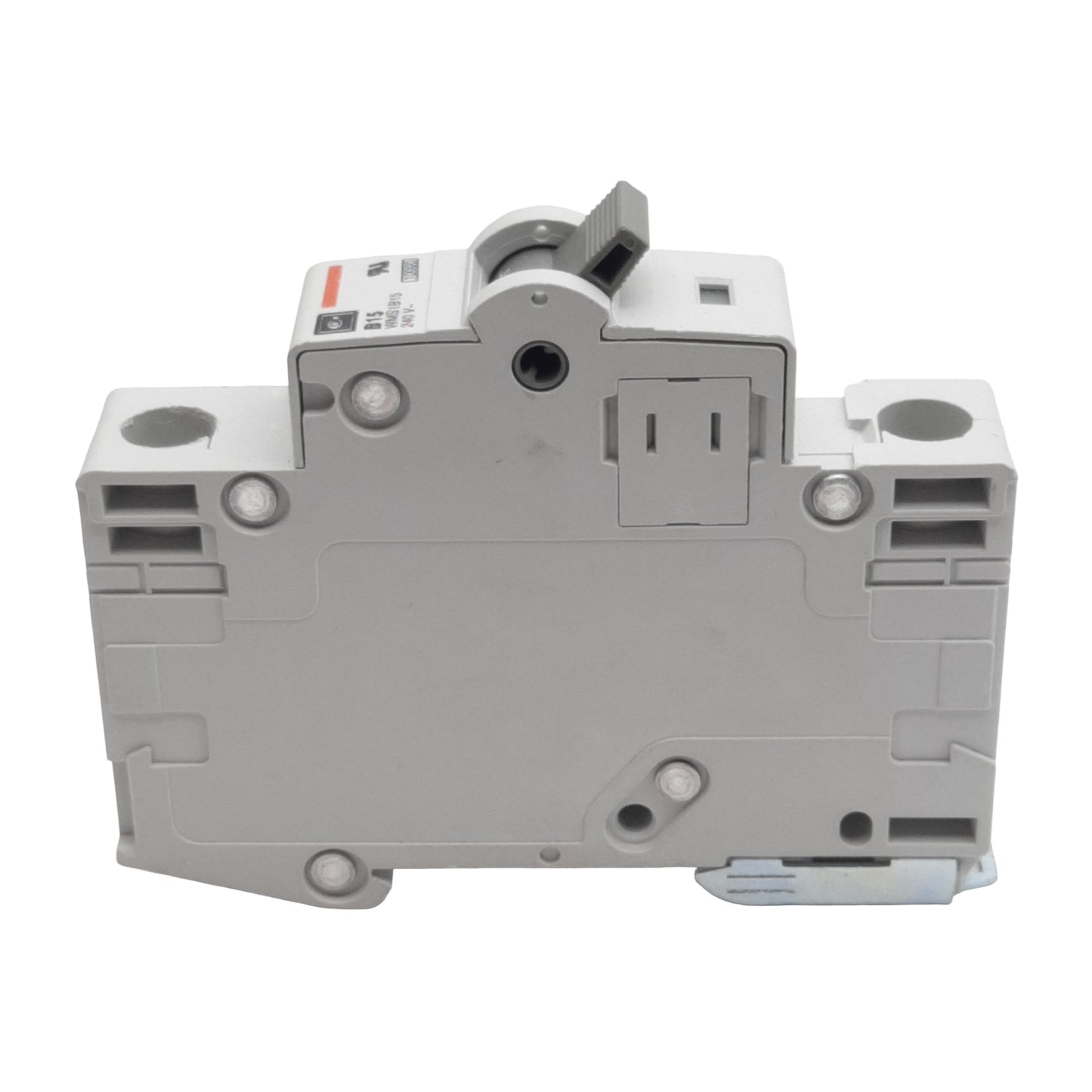 Used Lot of 2 Cutler-Hammer WMS1B15 Circuit Breaker, 1-Pole, 15A 240/415VAC, DIN Rail