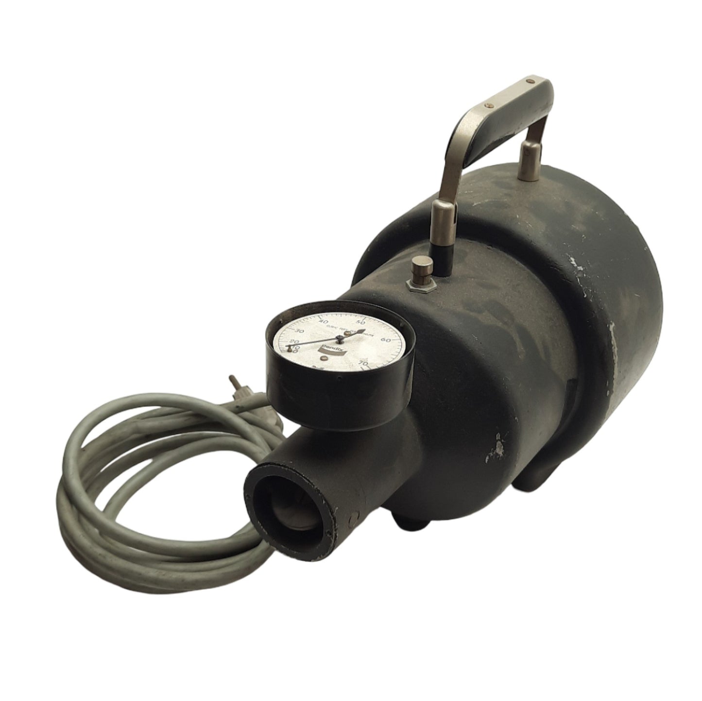 Used Bendix 3-1150-10 Brushed Air Sampler, 115VAC Supply Voltage, 65CFM, w/ Gauge