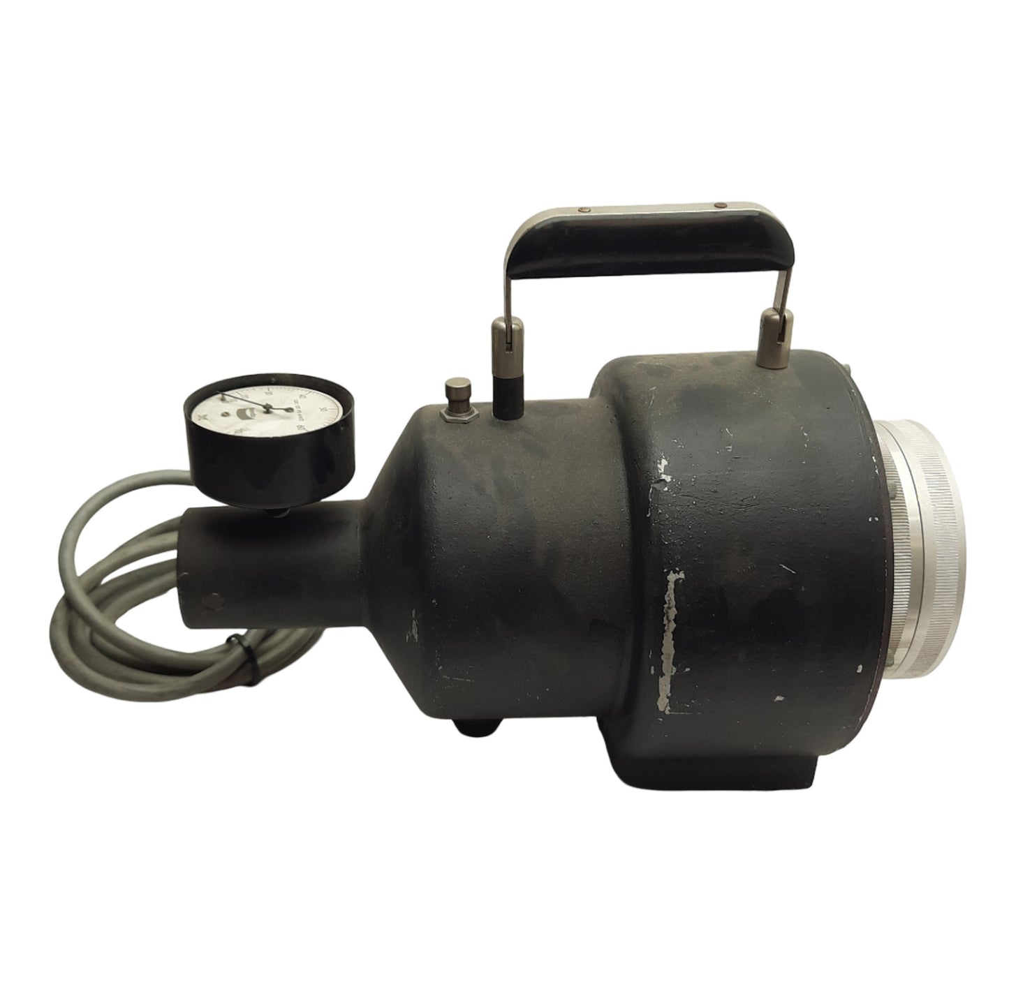 Used Bendix 3-1150-10 Brushed Air Sampler, 115VAC Supply Voltage, 65CFM, w/ Gauge