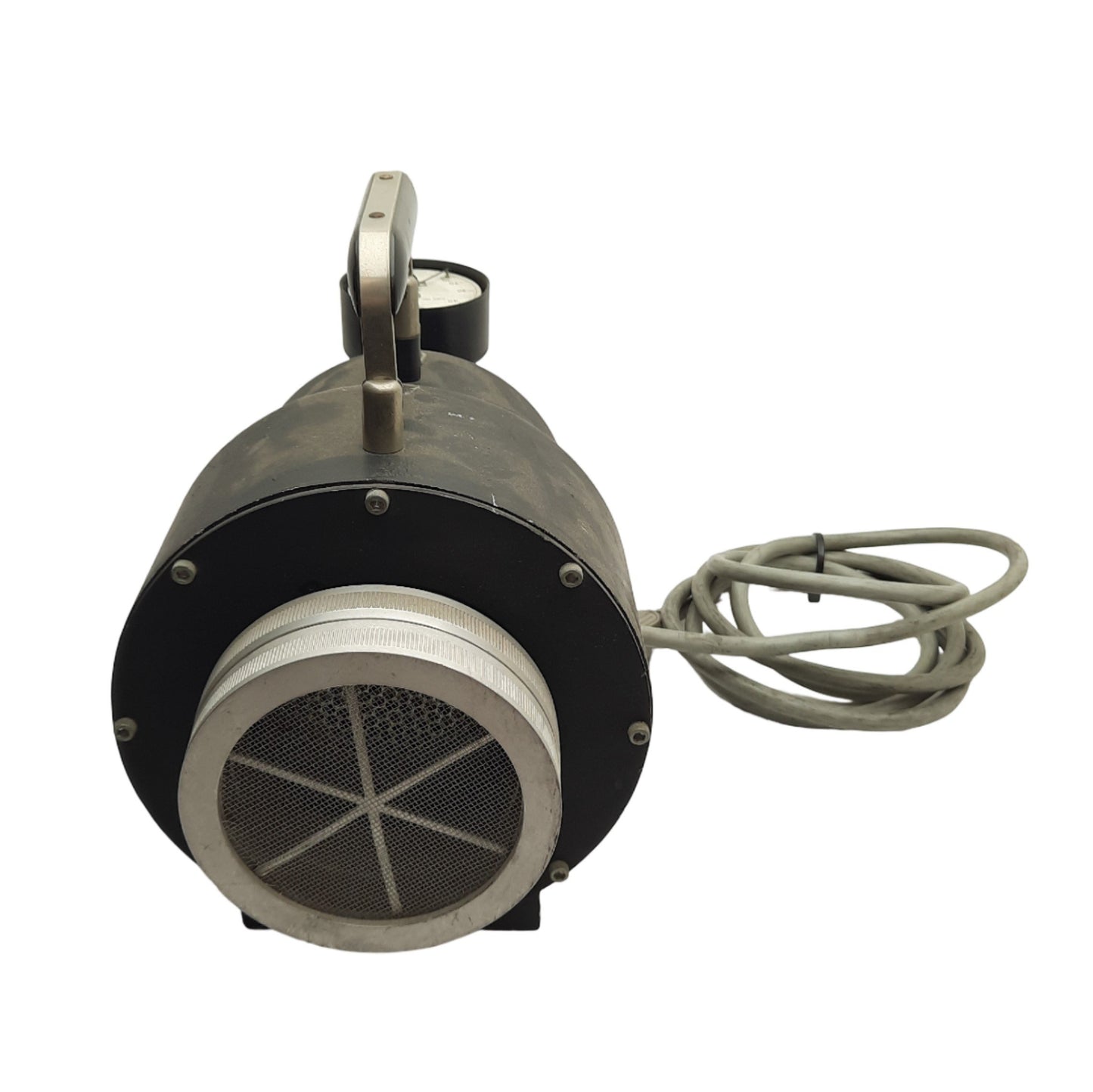 Used Bendix 3-1150-10 Brushed Air Sampler, 115VAC Supply Voltage, 65CFM, w/ Gauge