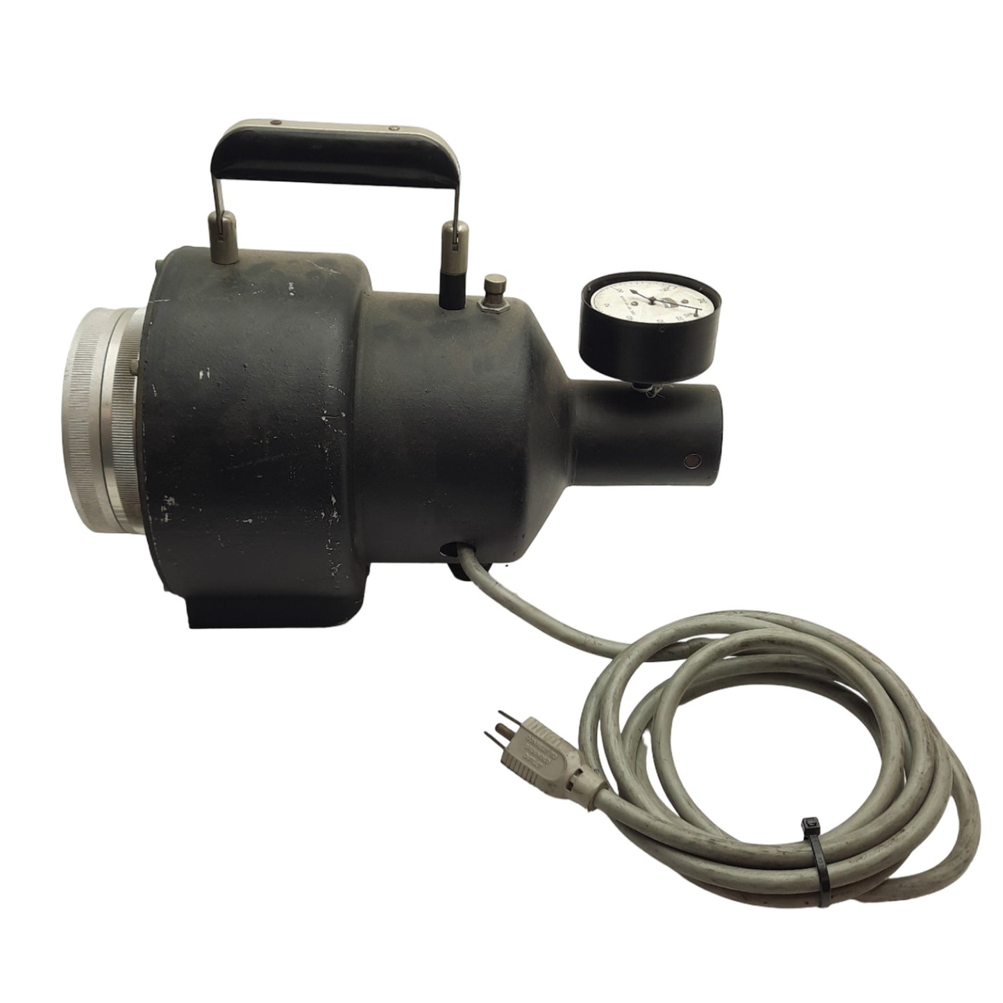 Used Bendix 3-1150-10 Brushed Air Sampler, 115VAC Supply Voltage, 65CFM, w/ Gauge