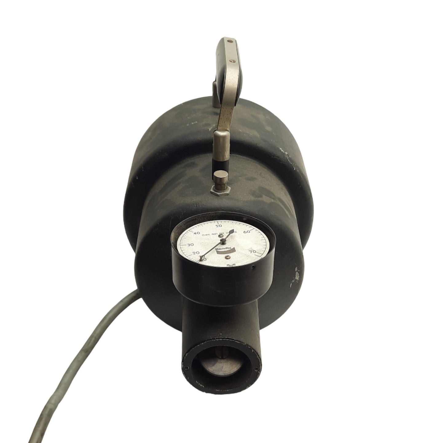 Used Bendix 3-1150-10 Brushed Air Sampler, 115VAC Supply Voltage, 65CFM, w/ Gauge