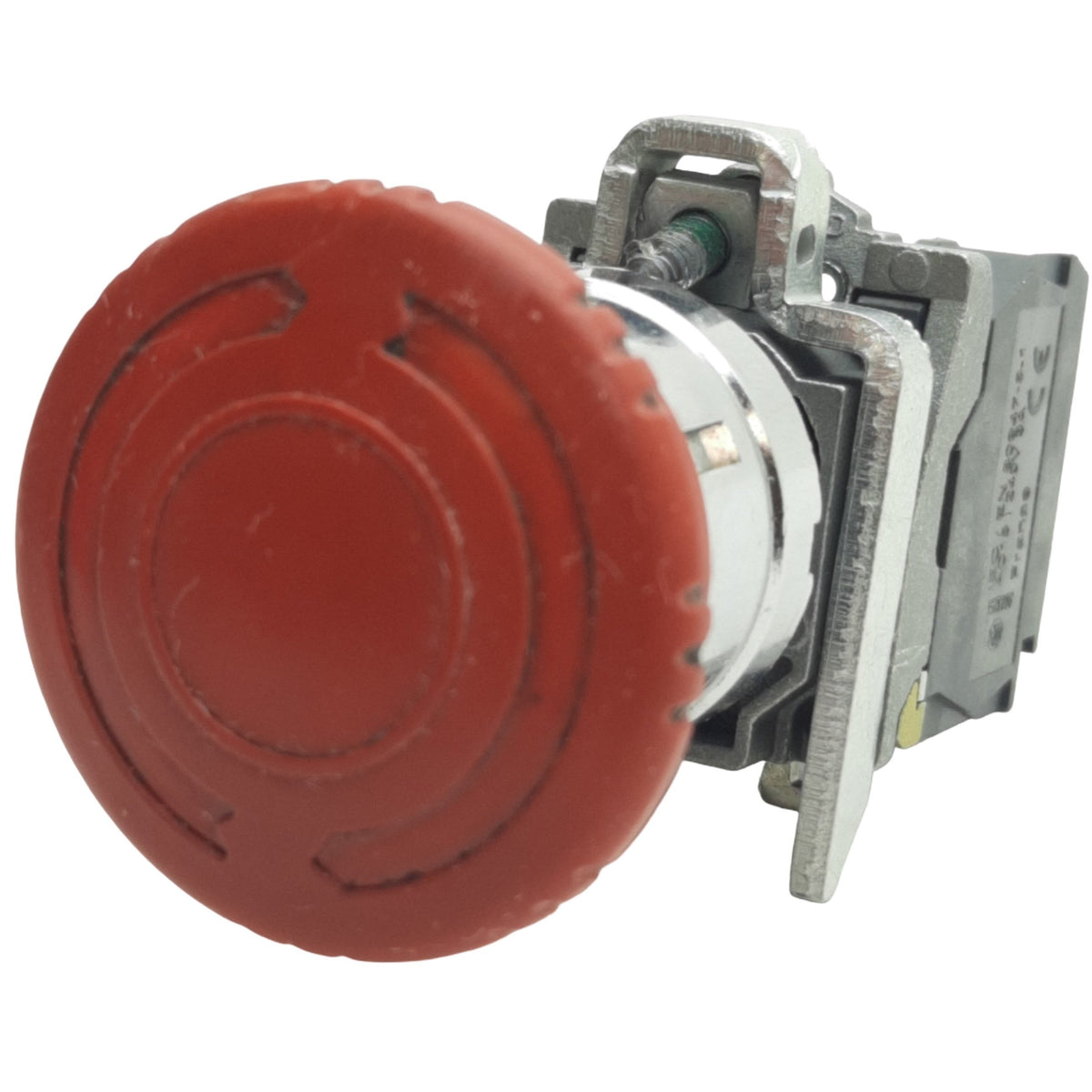 Used Schneider Electric XB4BS8444 Red Turn To Release E-Stop, ø22mm, 2NC, 600V Max