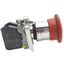 Used Schneider Electric XB4BS8444 Red Turn To Release E-Stop, ø22mm, 2NC, 600V Max
