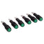 Used Lot of 6 IDEC AP8M122-G Green Miniature Pilot Light, Flat, ø8mm, 2-Blade, 24VDC
