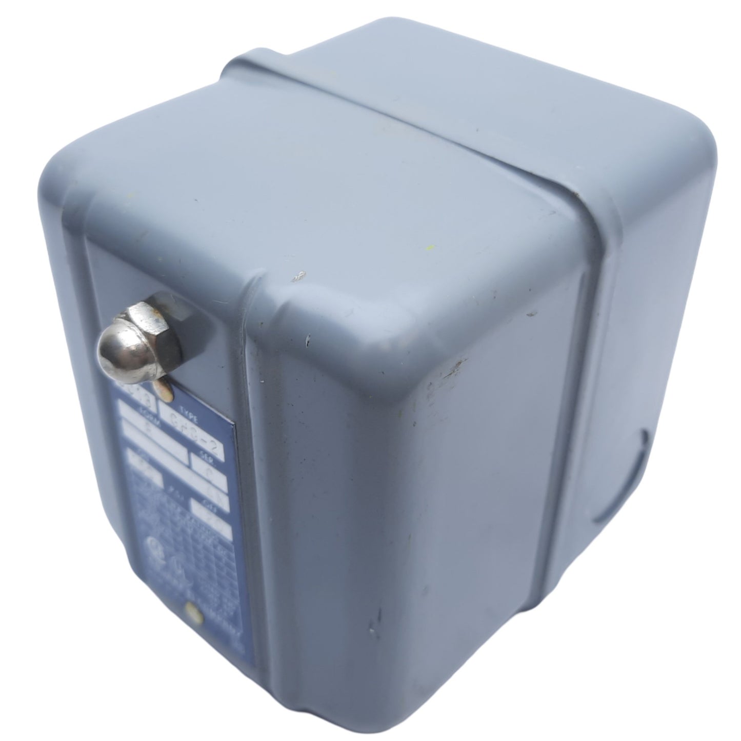 Used Square D 9013GHG2 Pressure Switch, 2 Poles, 1/4" NPT, 120-150 PSI, 10A 230V AC
