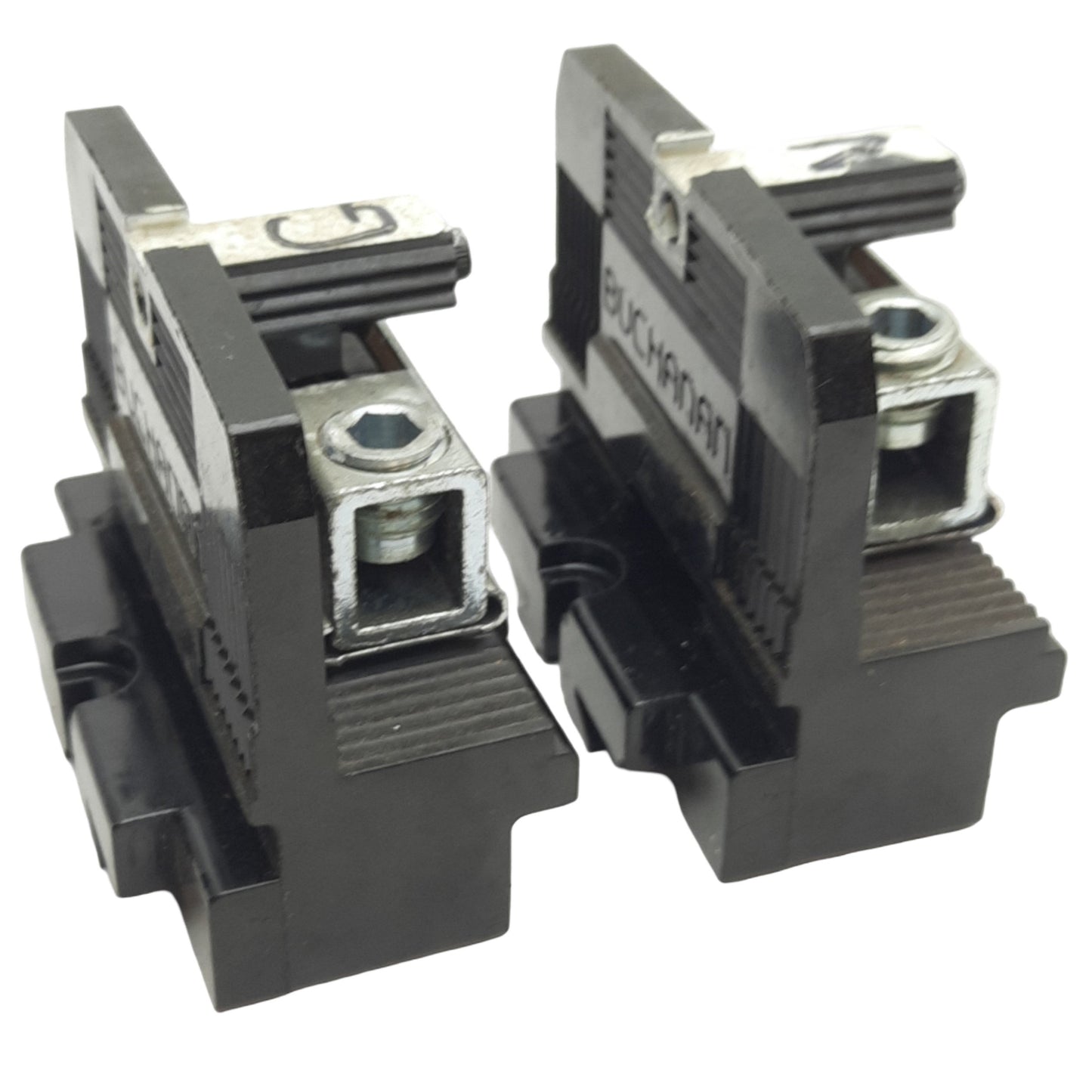 Used Lot of 2 Buchanan Series 400 Heavy Duty Terminal Block 600V, 175A, #12-2/0kcmil