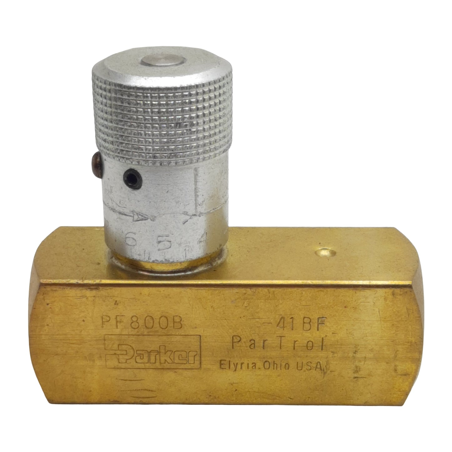 Used Parker PF800B ParTrol Control Valve, 1/2in NPT Female, 15gal/min, 2000psi