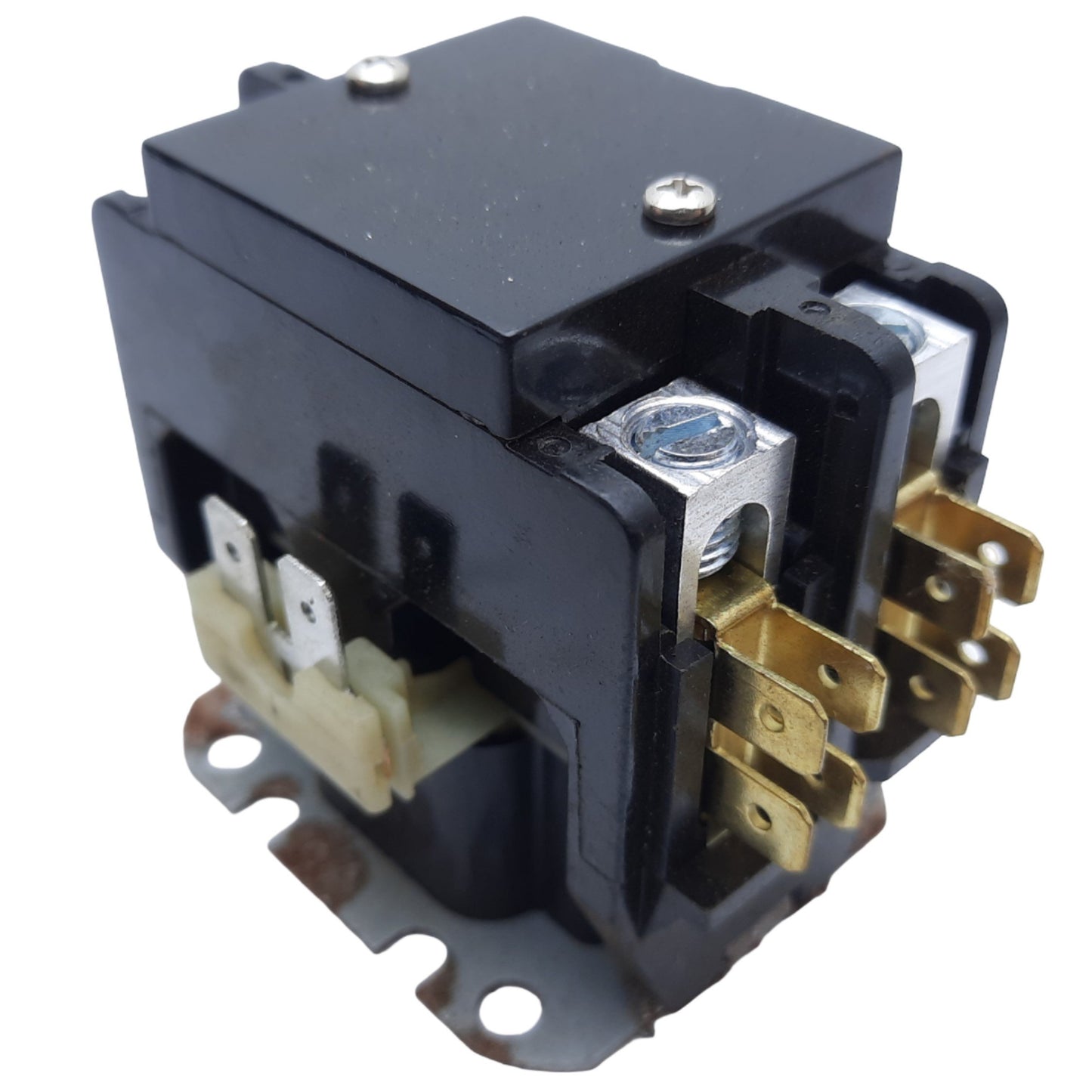 Used Lot of 2 Packard C230B Definite Purpose Contactor 2-Poles, Coil 120V AC *Rusted*