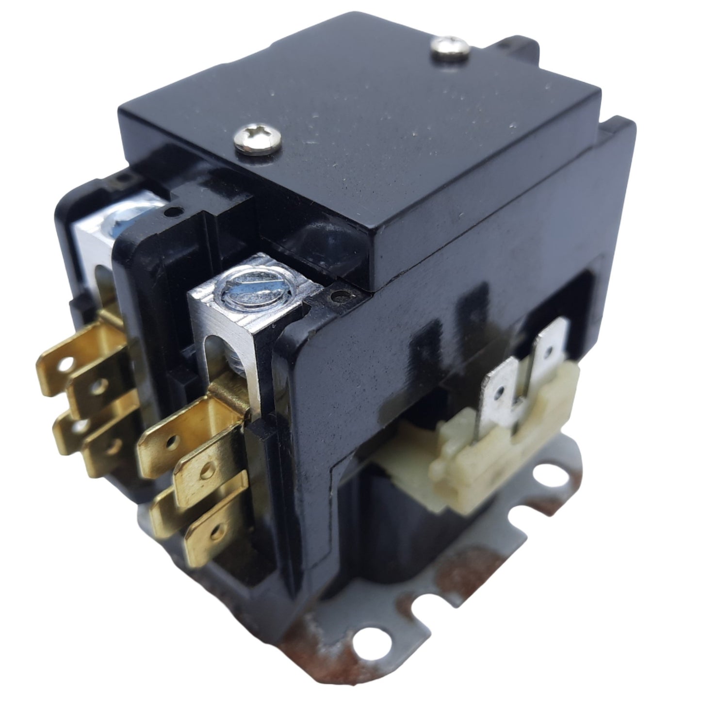 Used Lot of 2 Packard C230B Definite Purpose Contactor 2-Poles, Coil 120V AC *Rusted*