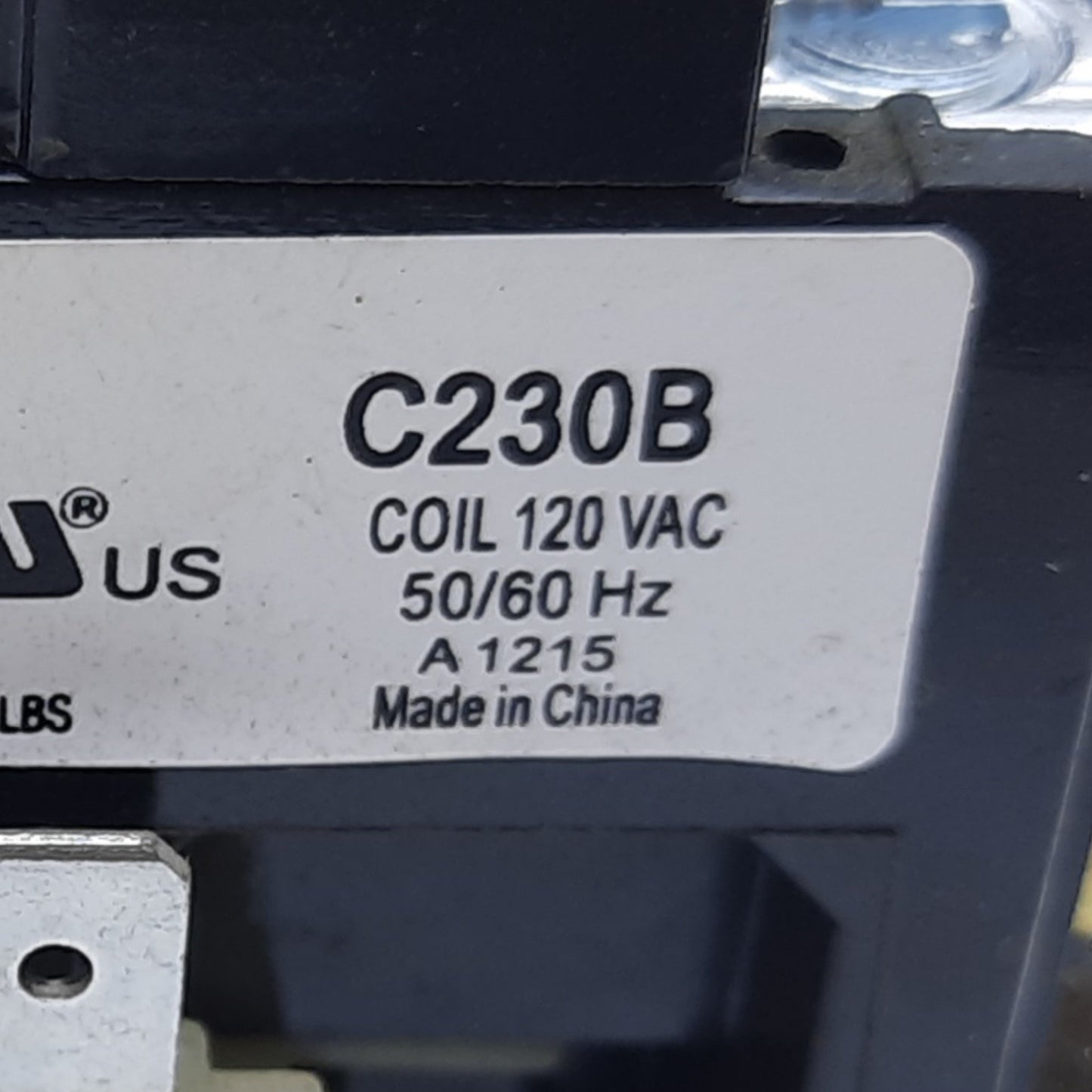 Used Lot of 2 Packard C230B Definite Purpose Contactor 2-Poles, Coil 120V AC *Rusted*