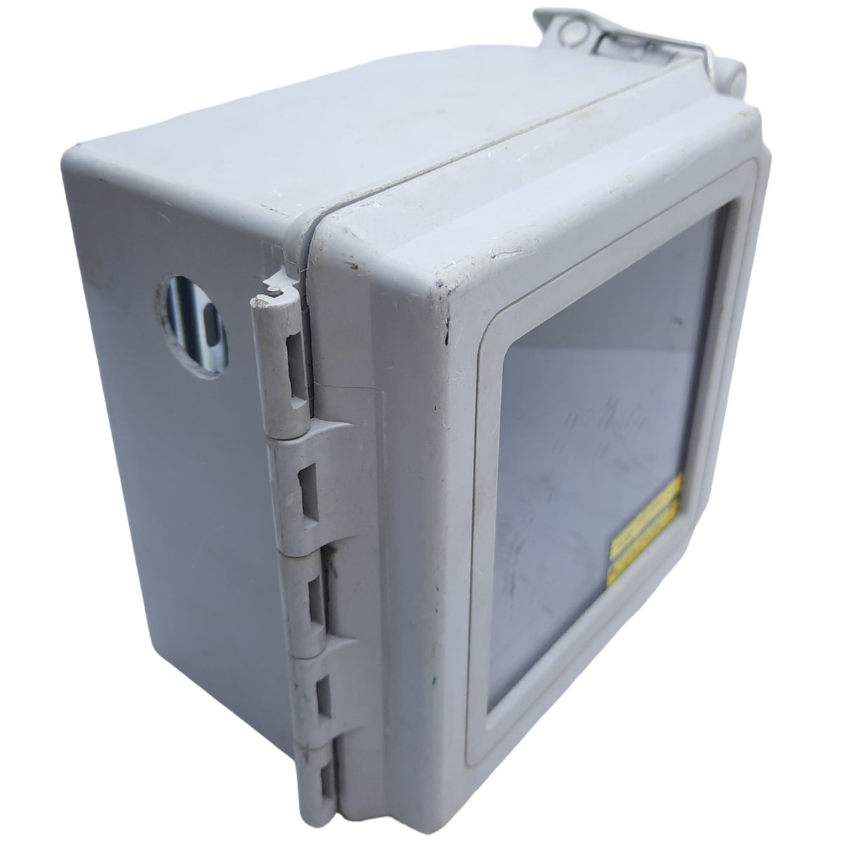 Used Hoffman A-664CHQRFGW Window Cover Type 4X Enclosure, Size 6" x 6" x 4"