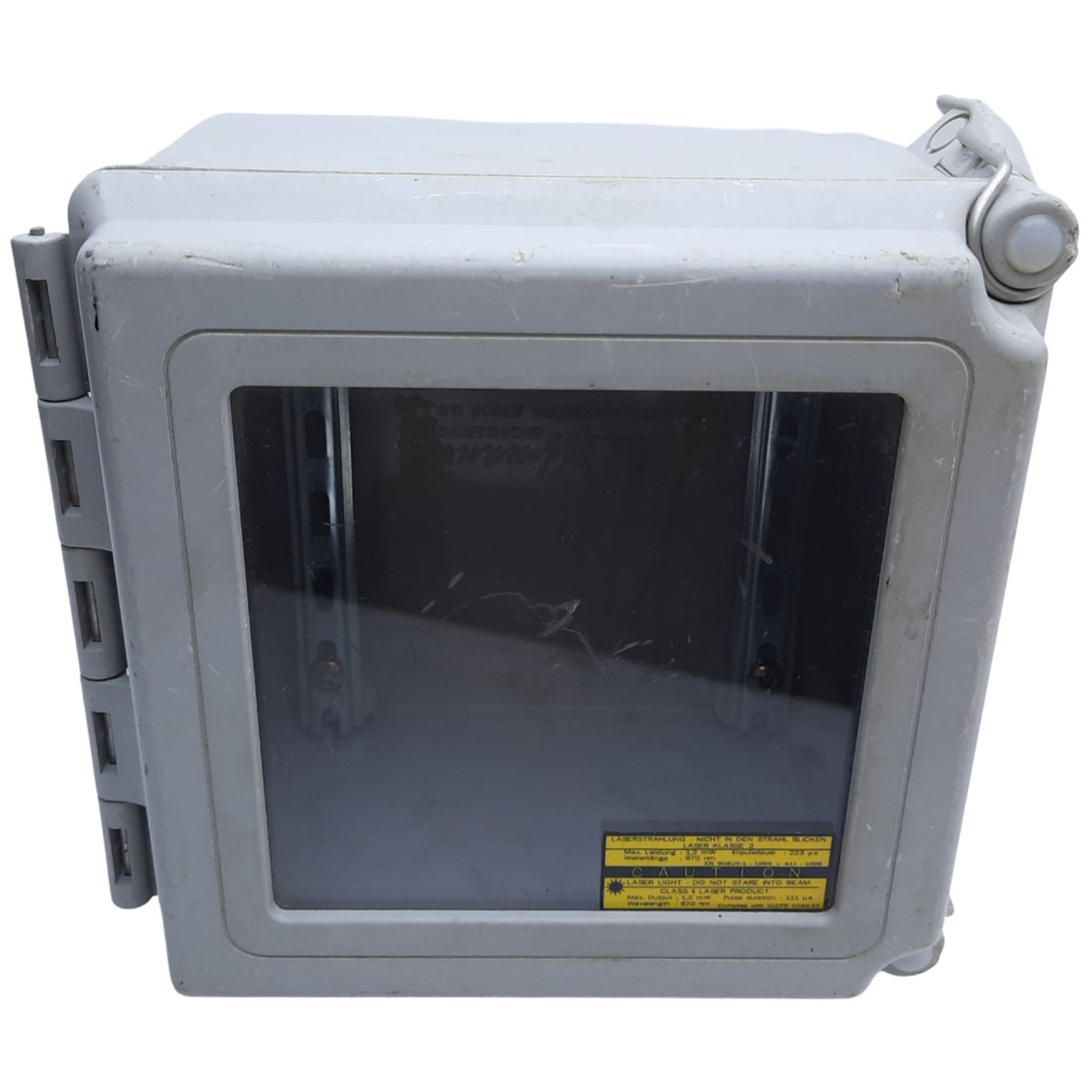 Used Hoffman A-664CHQRFGW Window Cover Type 4X Enclosure, Size 6" x 6" x 4"