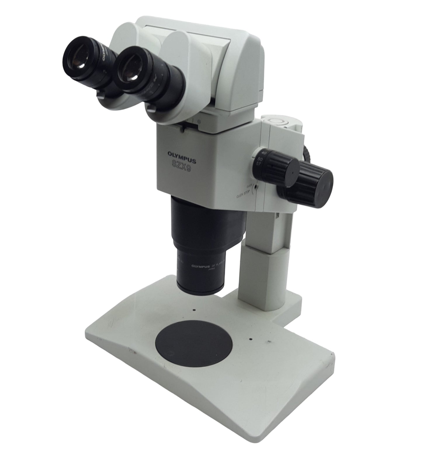 Used Olympus SZX9 Stereo Microscope, Magnification 6.3-57x With WHS10X-H/22 Eyepieces