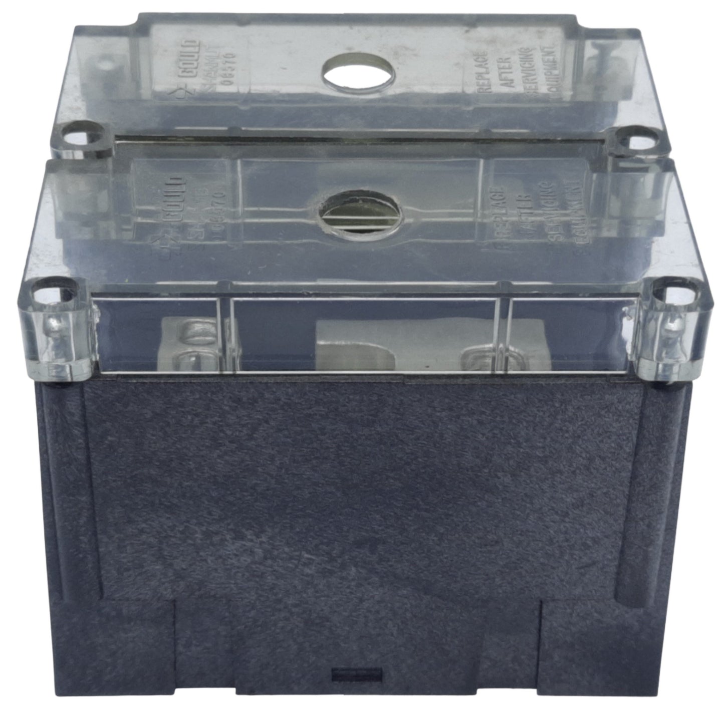 Used Burndy BDB-16-2/0-3 Power Distribution Block, 3-Pole, Run 2/0-12 AWG, 195A 600V