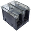 Used Burndy BDB-16-2/0-3 Power Distribution Block, 3-Pole, Run 2/0-12 AWG, 195A 600V