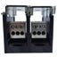 Used Burndy BDB-16-2/0-3 Power Distribution Block, 3-Pole, Run 2/0-12 AWG, 195A 600V