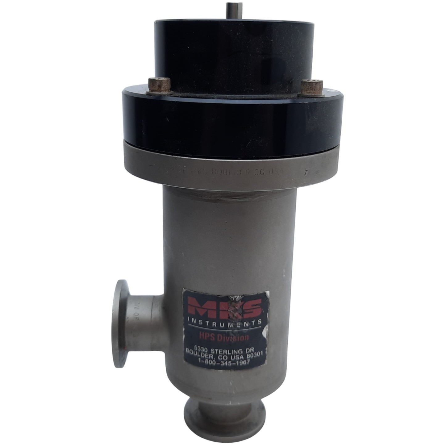Used MKS 152-0025K Pneumatic Vacuum Isolation Valve, Port NW 25, 50-120 PSIG