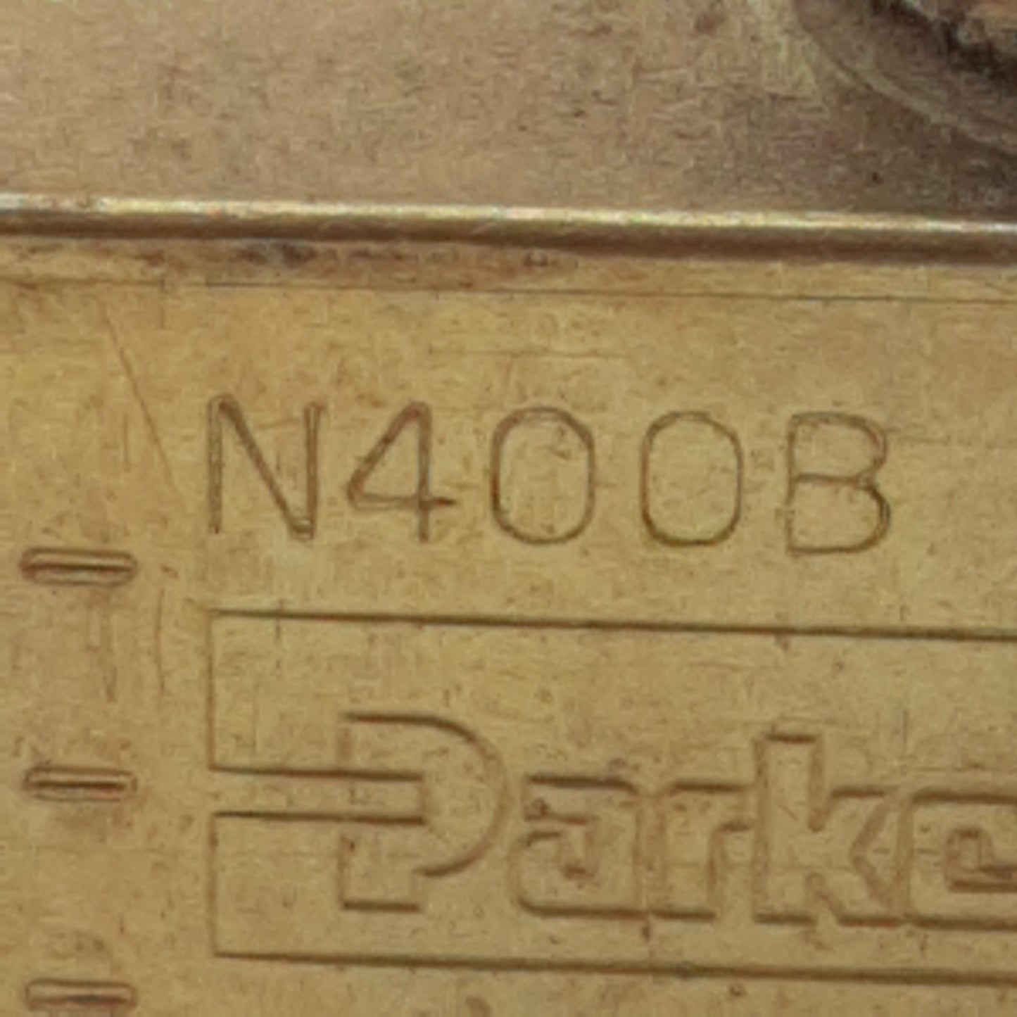 Used Parker N400B In-Line Needle Valve, 1/4in NPT Female, 2000psi Max, 19L/min