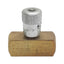 Used Parker N400B In-Line Needle Valve, 1/4in NPT Female, 2000psi Max, 19L/min