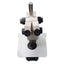 Used Olympus SZH10 Stereo Microscope With Leeds Base, 0.7x to 7x Mag, 120-240VAC