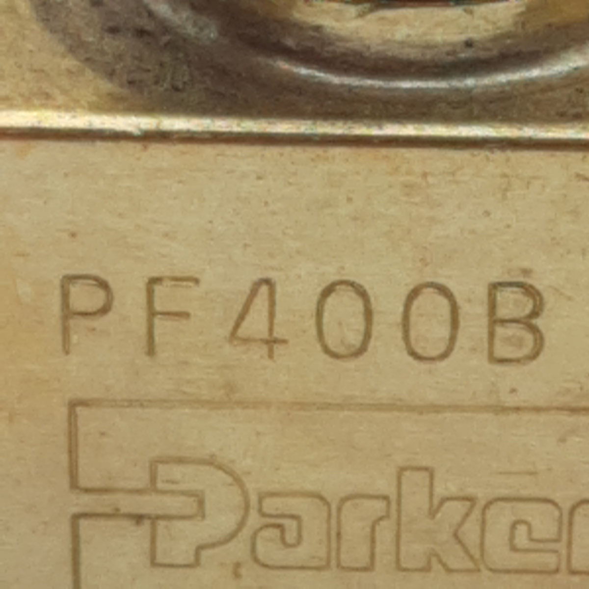 Used Parker PF400B In-Line Needle Valve, 1/4in NPT Female, 2000psi Max, 5gal/min